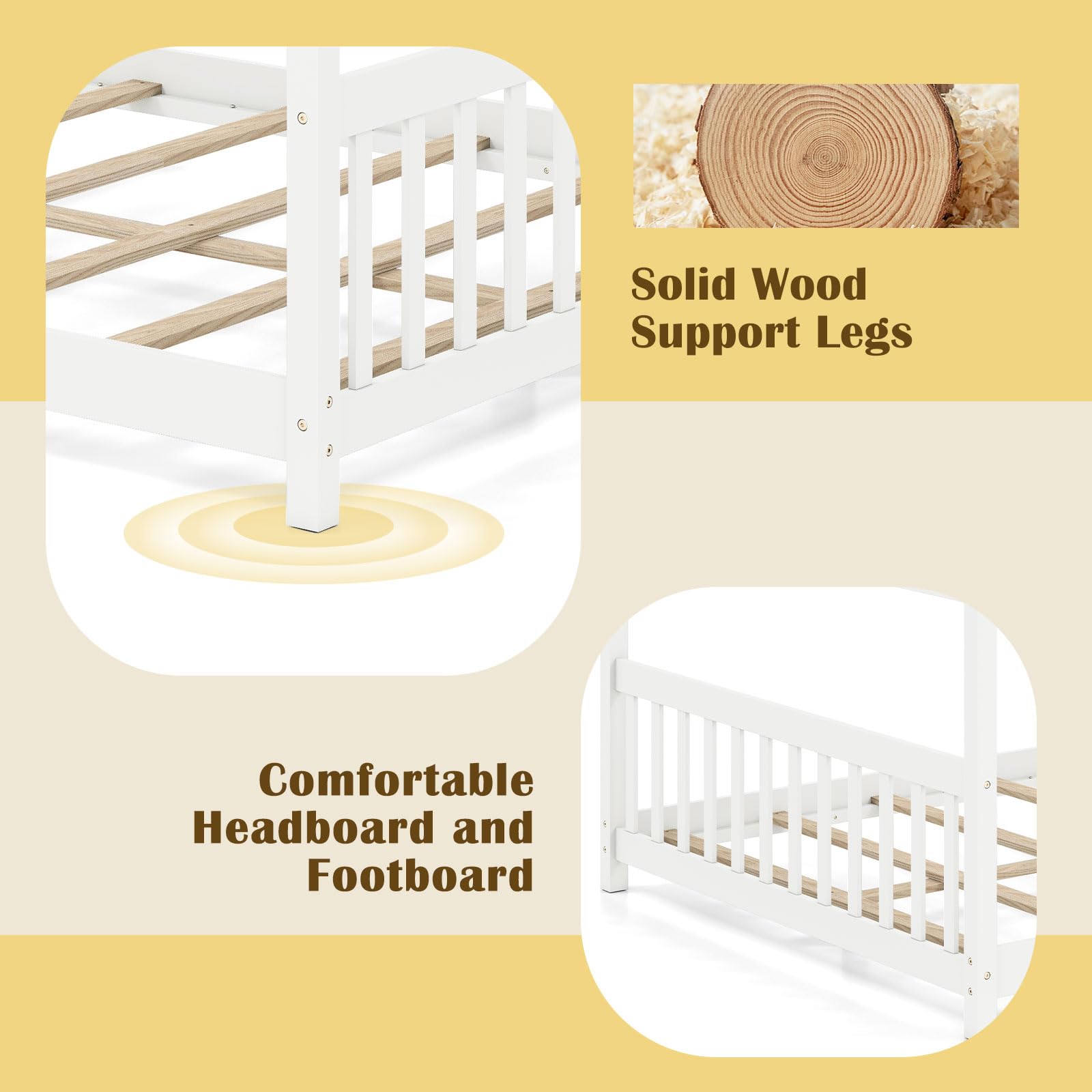 Full Size House Bed Frame for Kids