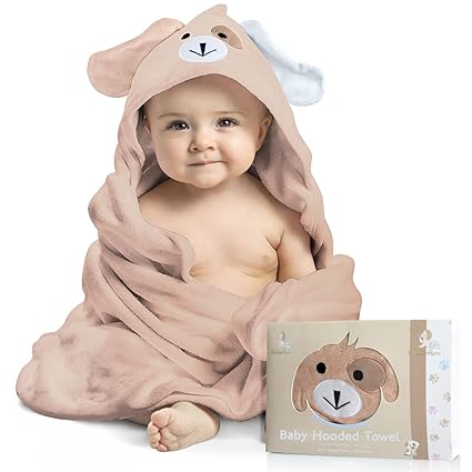 Premium Baby Towels with Hood - Ultra Soft, Absorbent Viscose Made