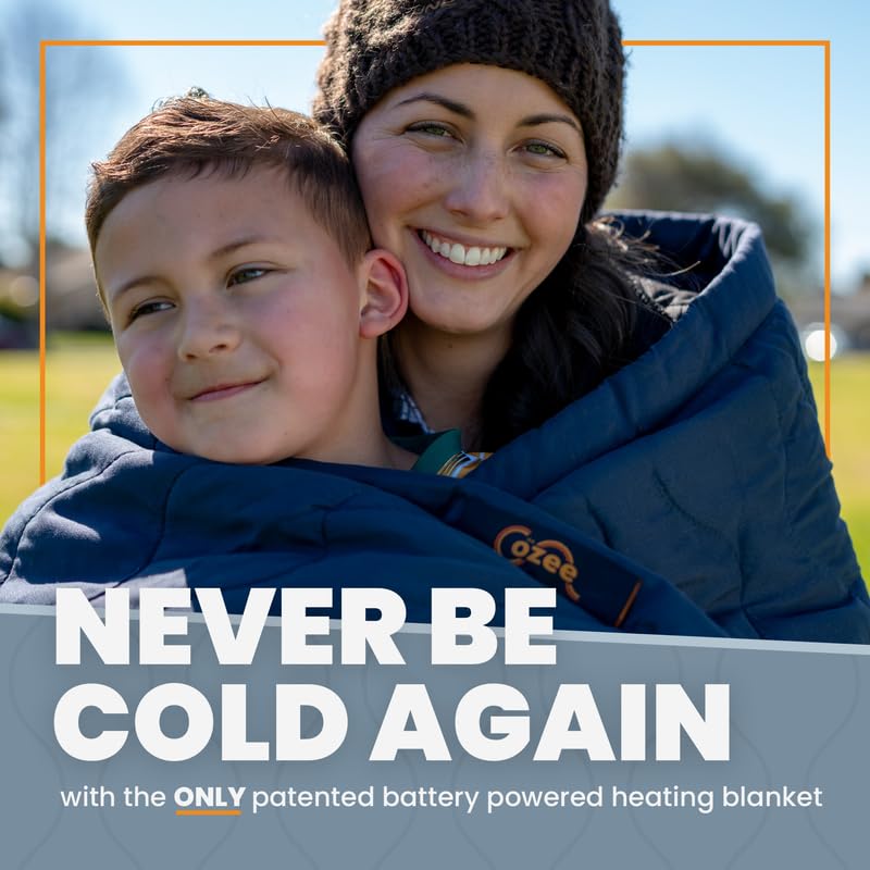 Battery Powered Heated Blanket 60x60