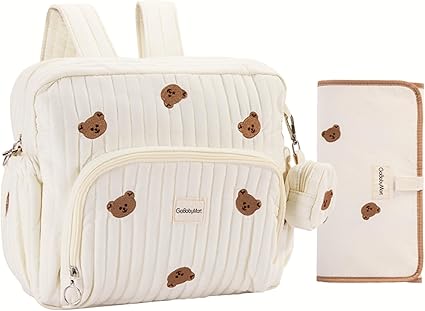 Diaper Bag Backpack, Medium Maternity baby bag & Changing Pad