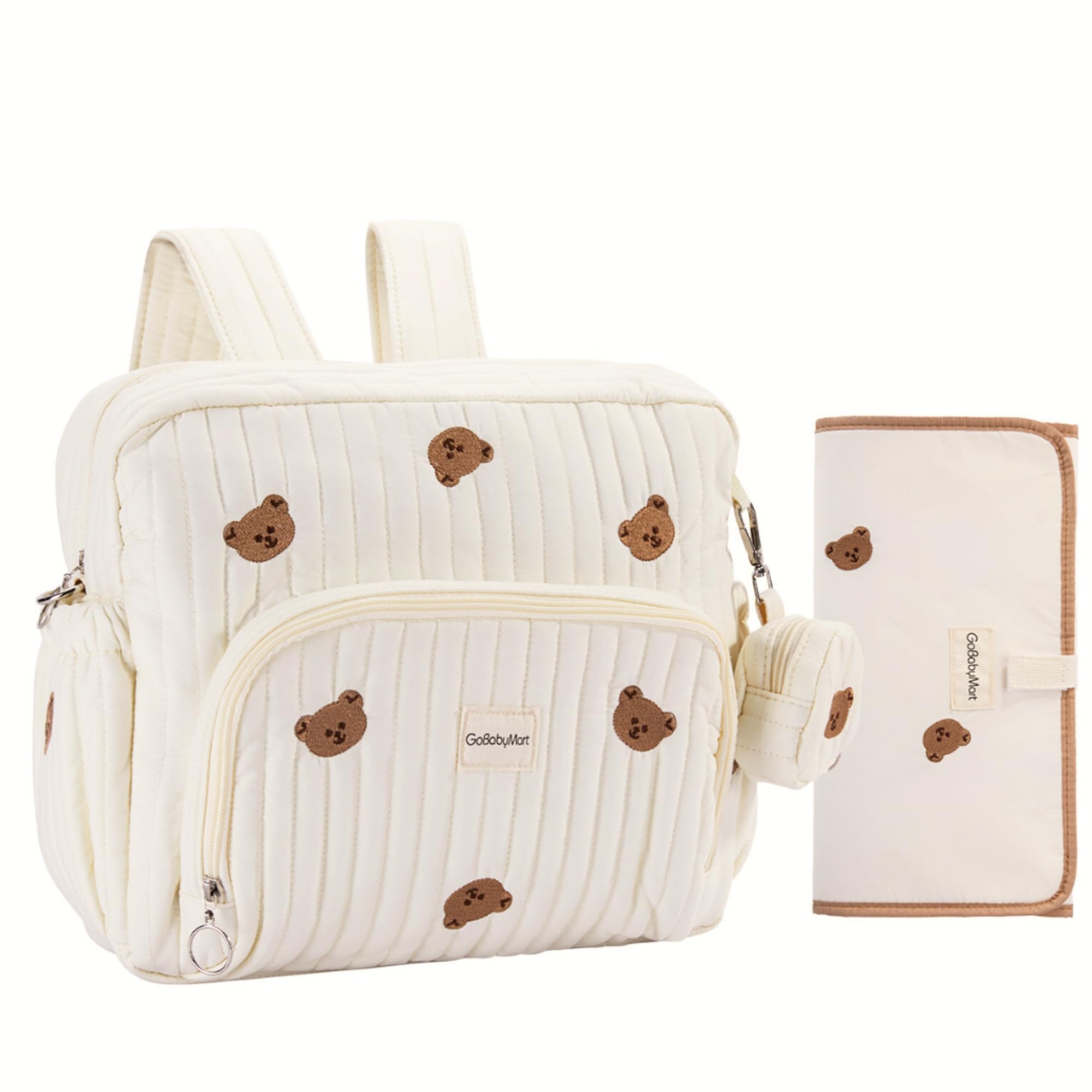 Diaper Bag Backpack, Medium Maternity baby bag & Changing Pad