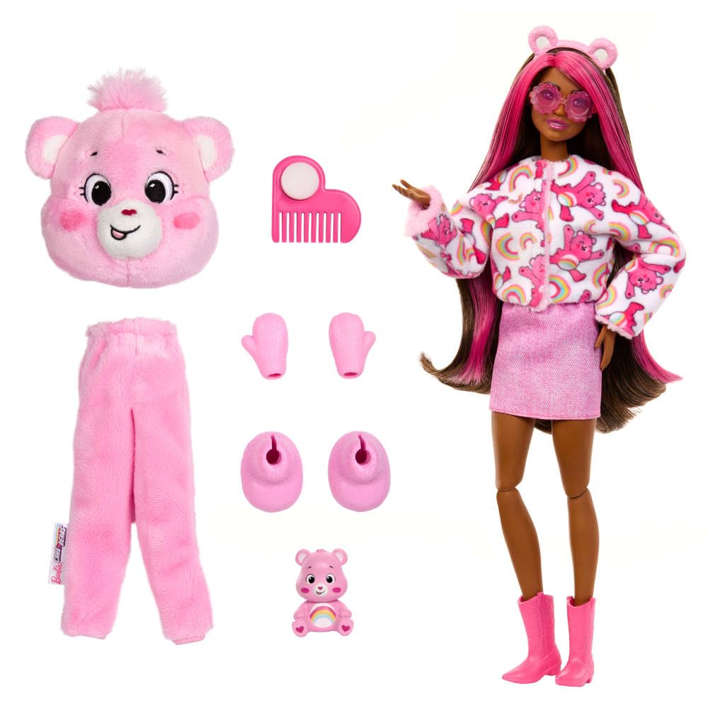 Cutie Reveal Doll & Accessories, Care Bears Series, Fashion Doll