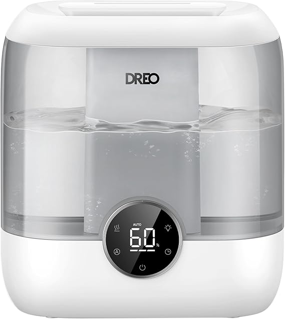 6L Top Fill Humidifiers for Bedroom, 60H Runtime, 28 dB Quiet Supersized