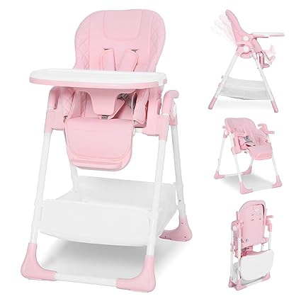 Convertible Baby High Chair, Adjustable Feeding Chair for Babies and Toddlers