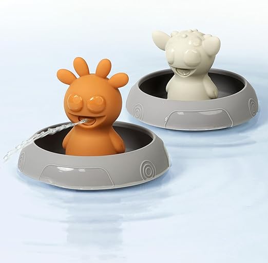 Alien Explorers Baby Bath Toys, Food Grade Silicone Toddler Bath Toys