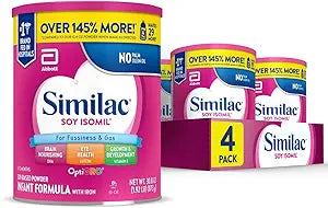 Soy Isomil Infant Formula, for Fussiness & Gas, Plant-Based Protein