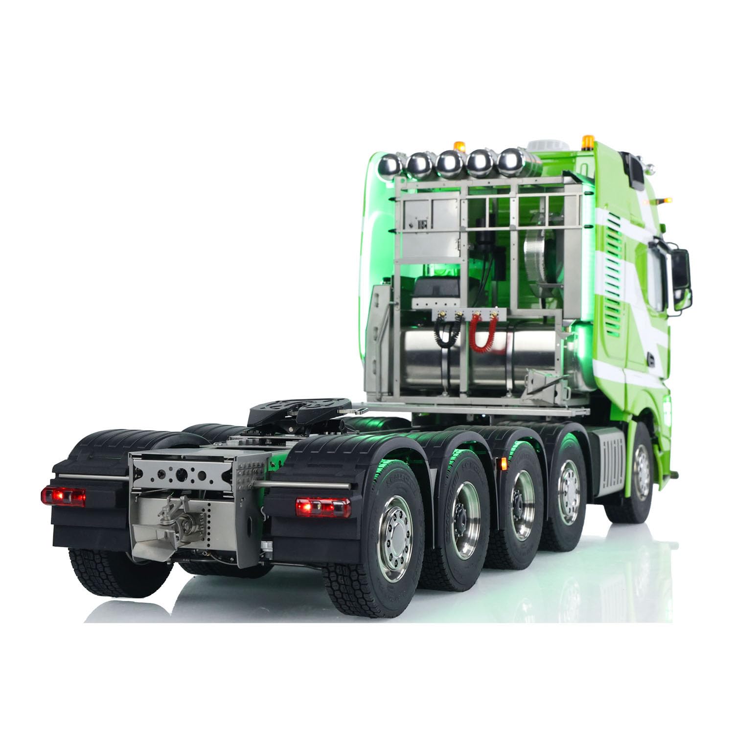 Unitru-01 3363 1/14 10x10 RC Tractor Truck Metal Chassis Remote Control Lorry Car Smoke