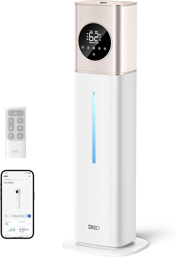 11L Smart Humidifier Large Room 700 ft², 100H Cool Mist Air Humidifiers for Bedroom