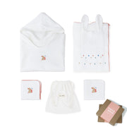 Towel, Blanket, 2 Face Towels, Bunny Lovey, Storage Pouch