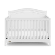Paris 4-in-1 Convertible Crib (White) – GREENGUARD Gold Certified