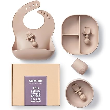Silicone Baby Feeding Set, Baby Led Weaning Supplies