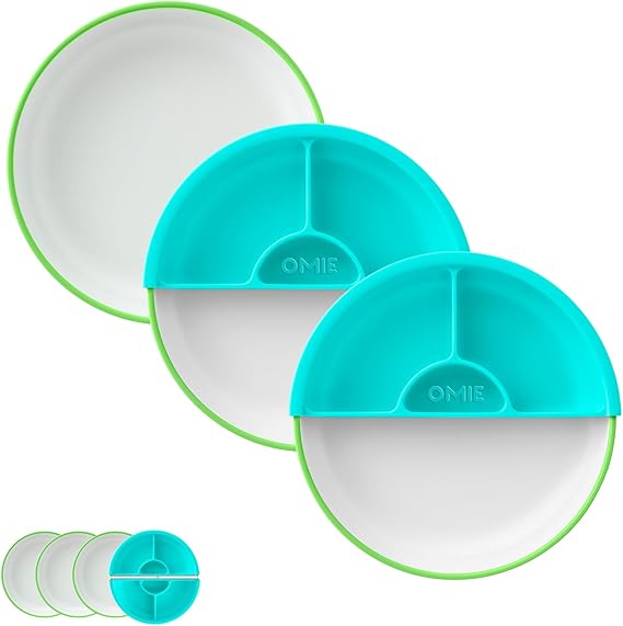 Scoop Plates for Kids | Unique Design Helps Food Fall
