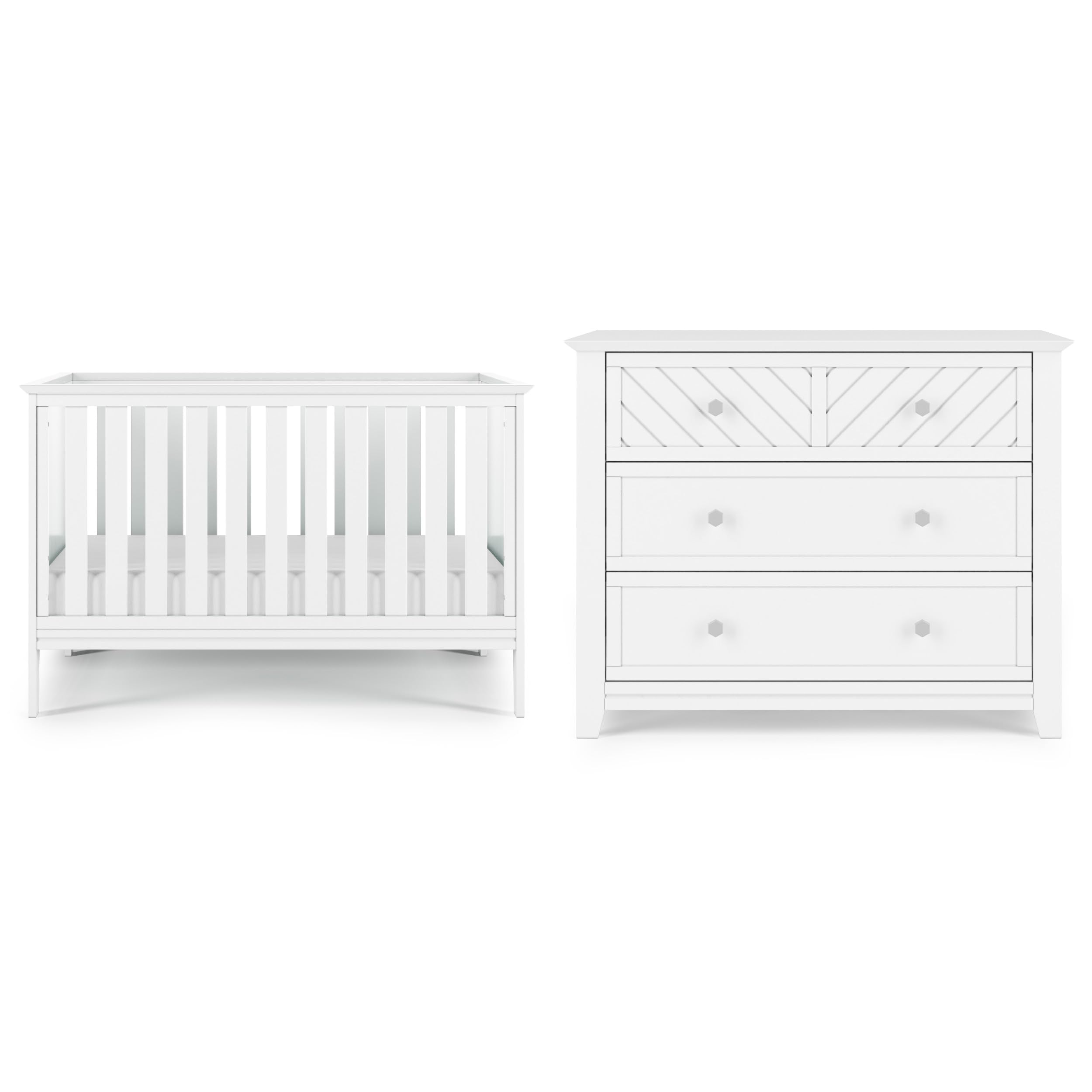 Atwood 3-in-1 Convertible Crib and Dresser Set