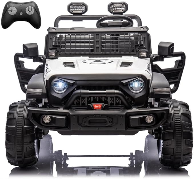 Kids Car, 24V 9Ah 2 Seaters Ride On Car with Remote Control, 2 * 120W Motors