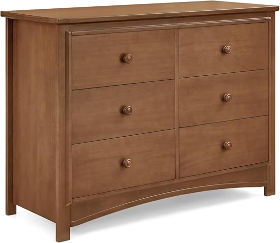 Perry 6 Drawer Dresser - Greenguard Gold Certified, Moonstruck Grey