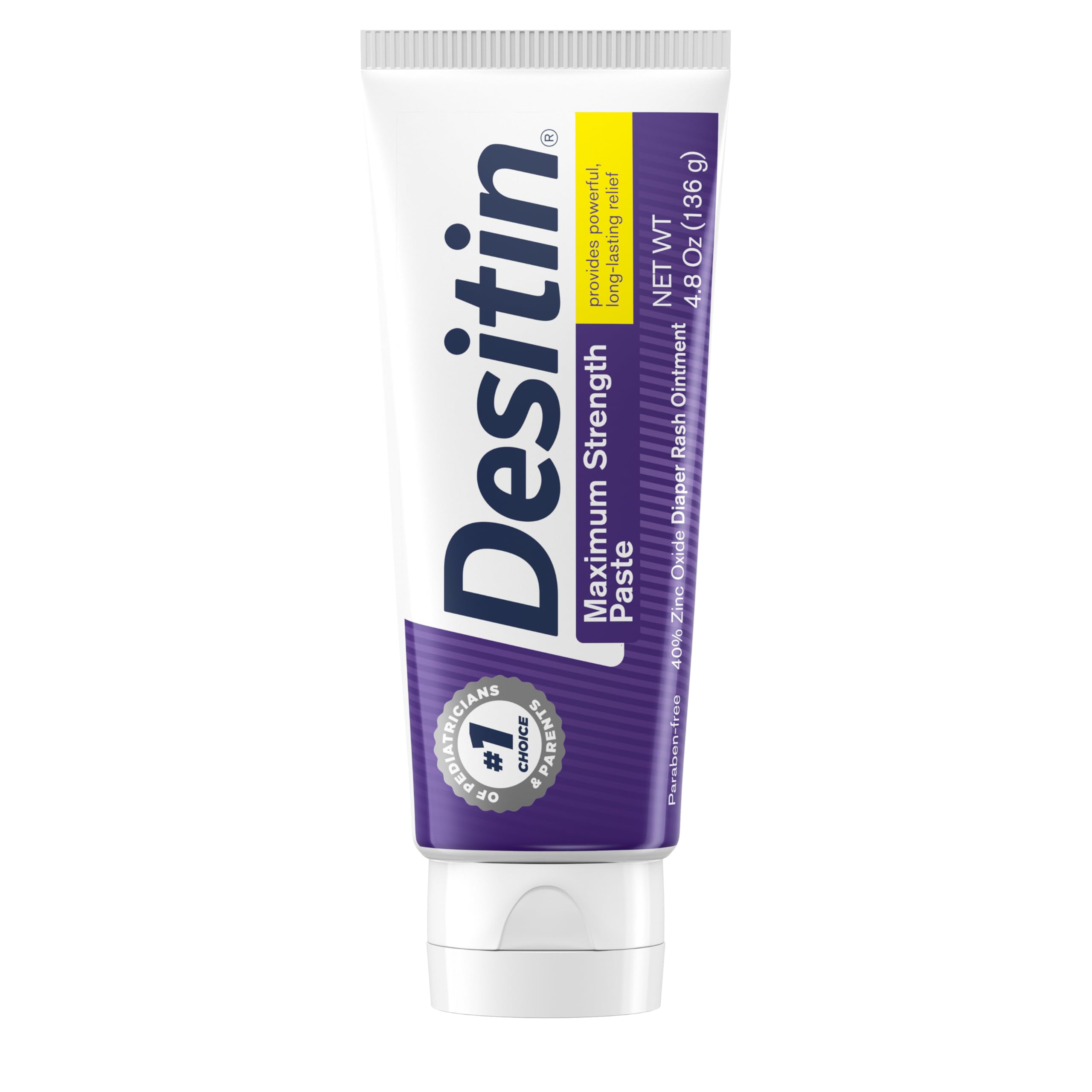 Maximum Strength Baby Diaper Rash Cream, 40% Zinc Oxide for Treatment