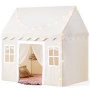 Kids Play Tent with Padded Mat and LED Lights