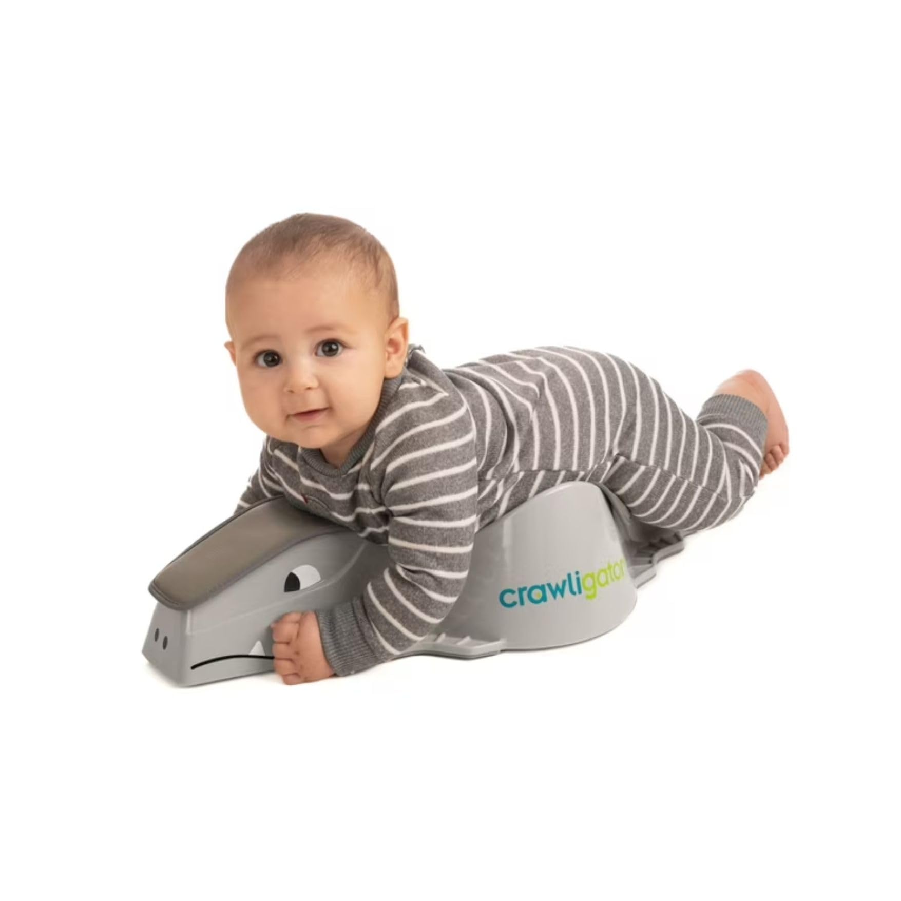 Tummy Time Mobility Toy for Infants 4-12 Months (Slate)