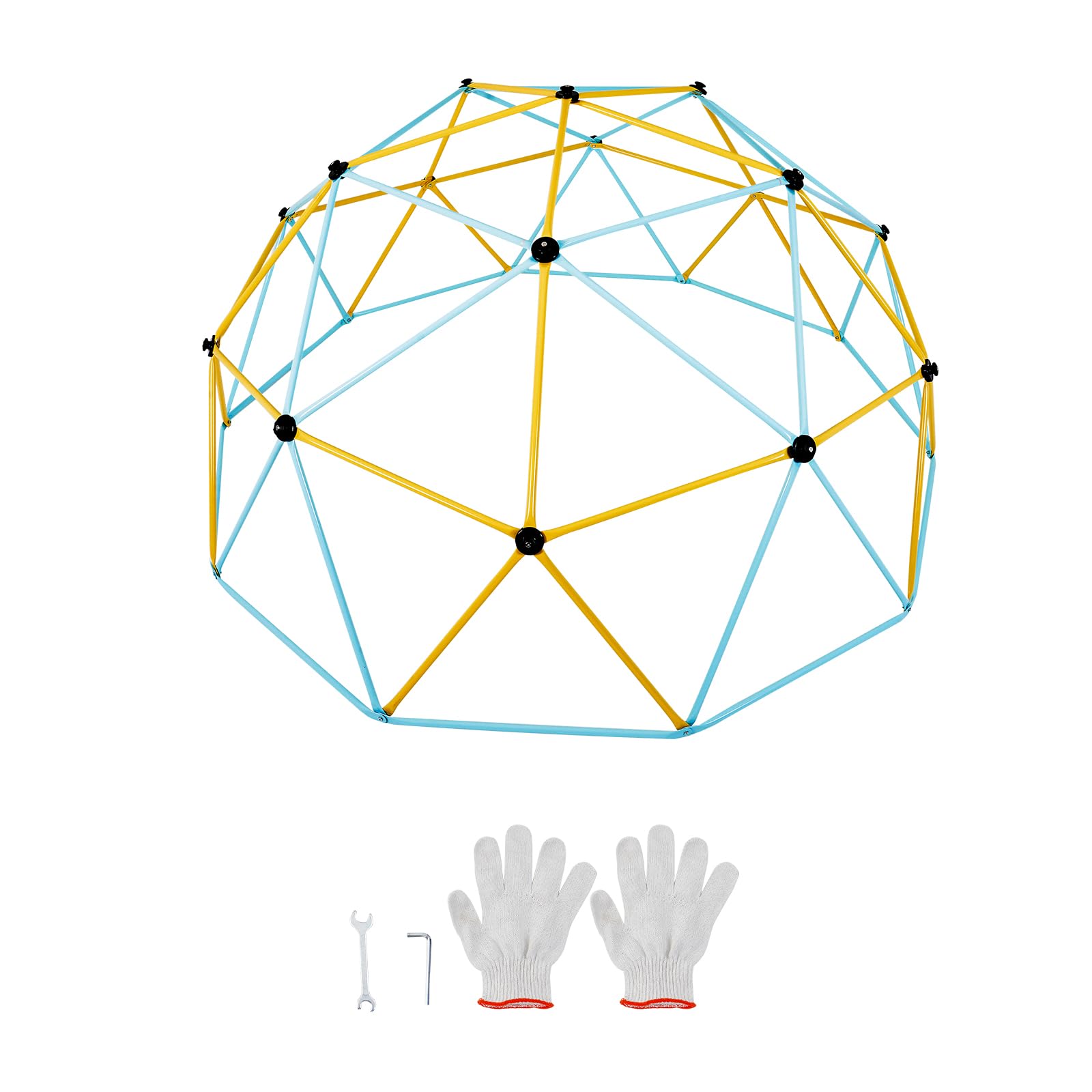 10FT Geometric Climbing Dome for Kids 3-10 Years