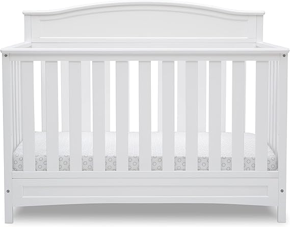 Emery 4-in-1 Convertible Baby Crib, Pack of 1, Grey
