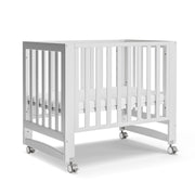 Baby Crib, 6 in 1 Convertible Mini Crib with Wheels, 100% New Zealand