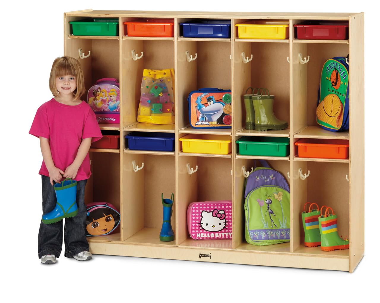 Jonti-Craft 6680JC Take Home Center Without Storage Bins - Kids Classroom Coat Locker