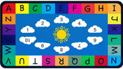 Classroom Rug for Kids - Education Classroom Carpet for Children - Colorful Seating