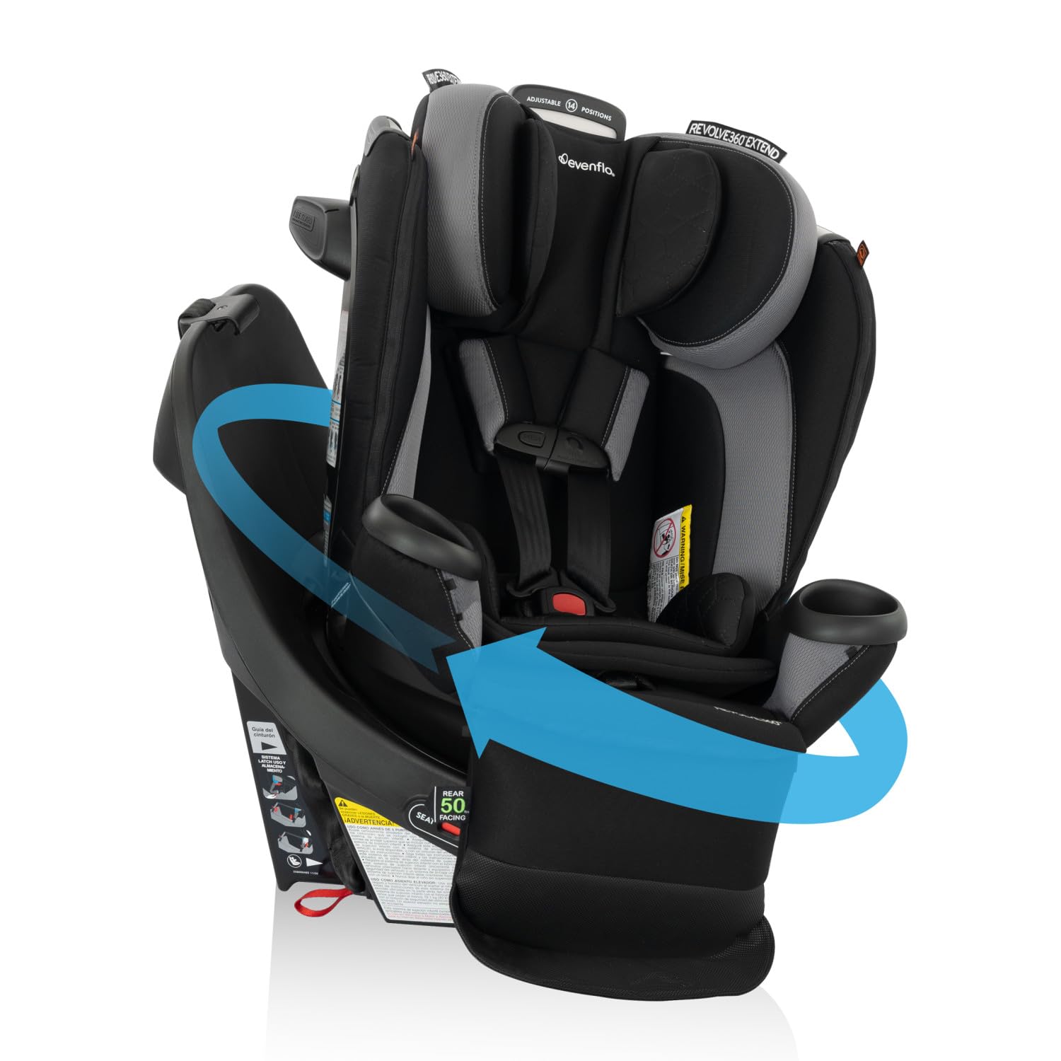 Revolve360 Extend Convertible Car Seat with 360 Degree Rotation