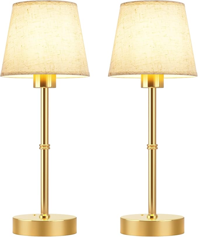 Rechargeable Battery Powered Small Table Lamp, Wireless LED Lamps