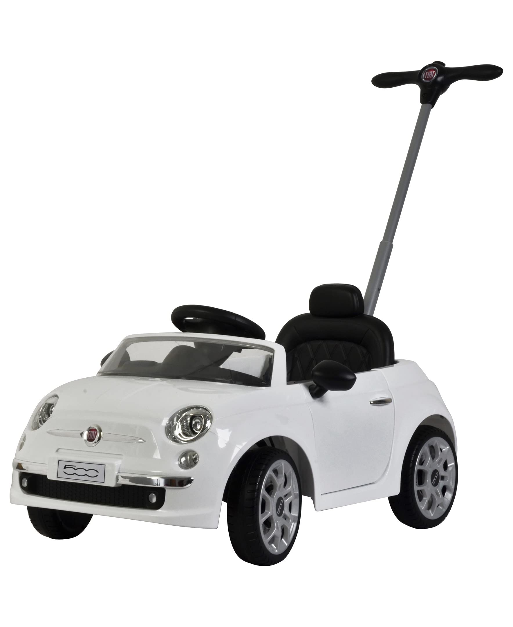 Fiat 500 Push Car Stroller with Adjustable Handle