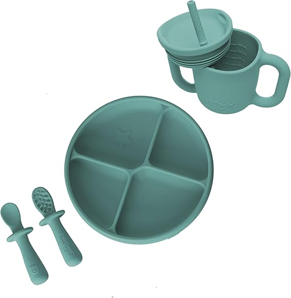 Silicone Baby Plates Set with Suction – Feeding Essentials