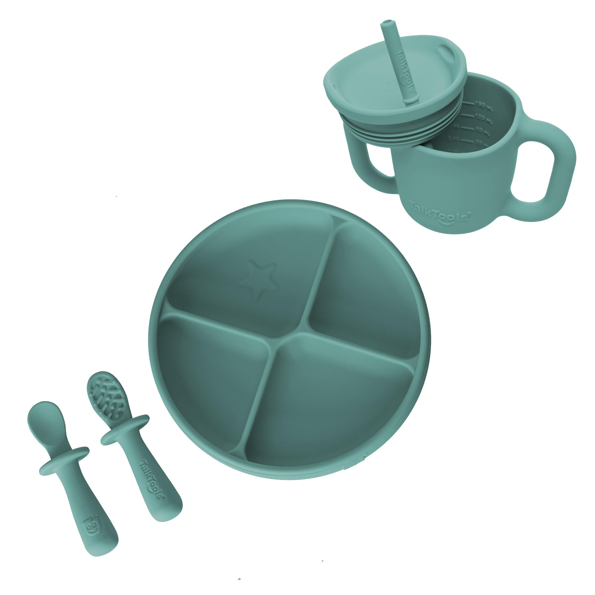Silicone Baby Plates Set with Suction – Feeding Essentials
