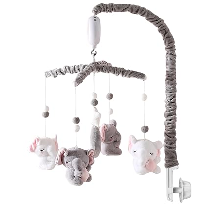 Mobile - Elephant Mobile for Boys Girls with 25 Inches Mobile Arm
