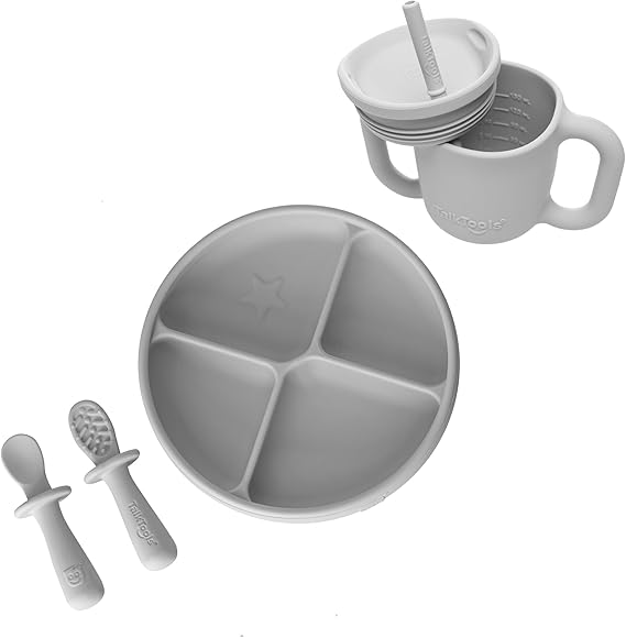 ITSY Silicone Baby Plates Set with Suction – Feeding Essentials