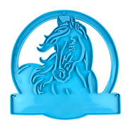 Farm Horse for Head Decor Epoxy Resin Farm Animal Horse for Head Pendant Horse Number