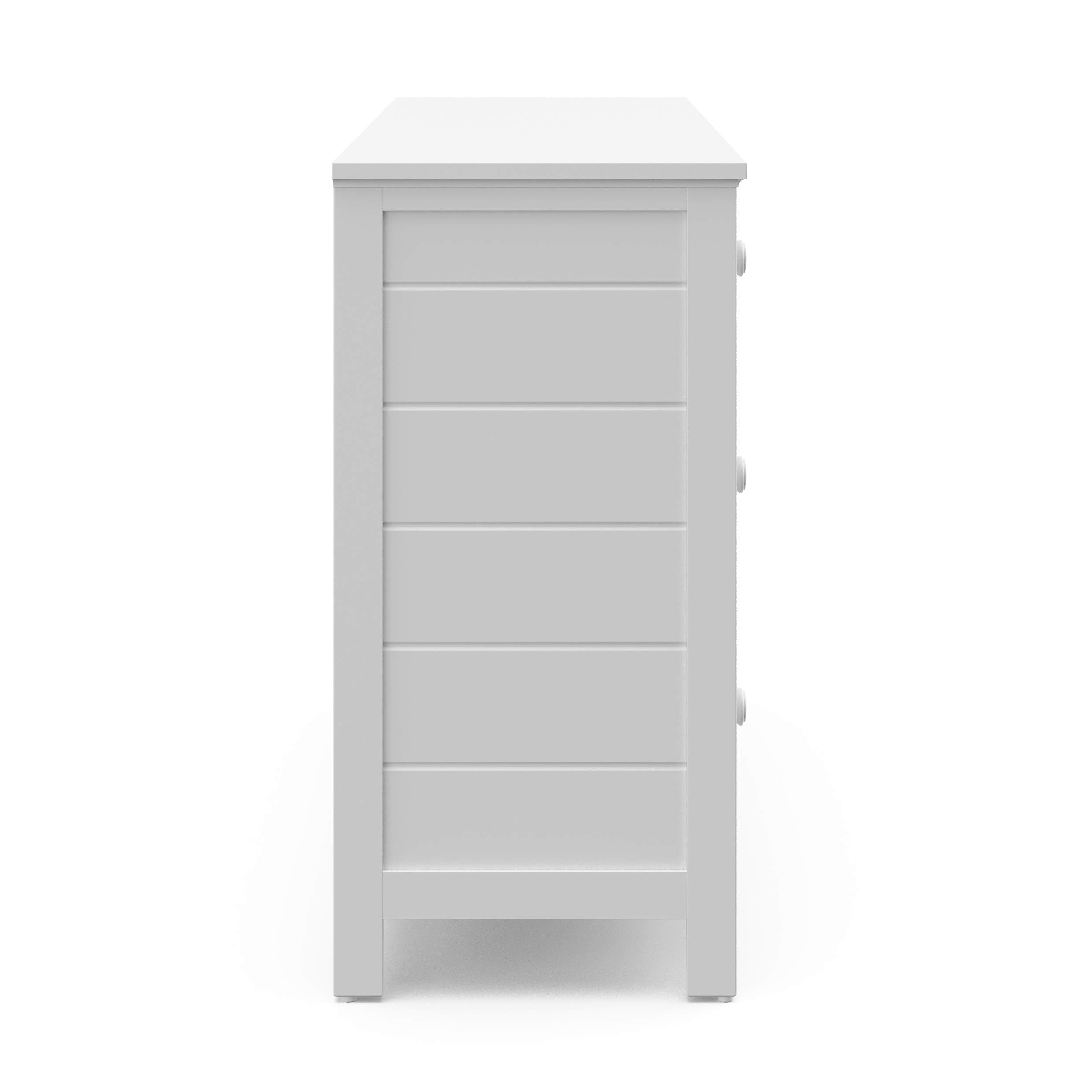 6 Drawer Dresser (White) – GREENGUARD Gold Certified Nursery D