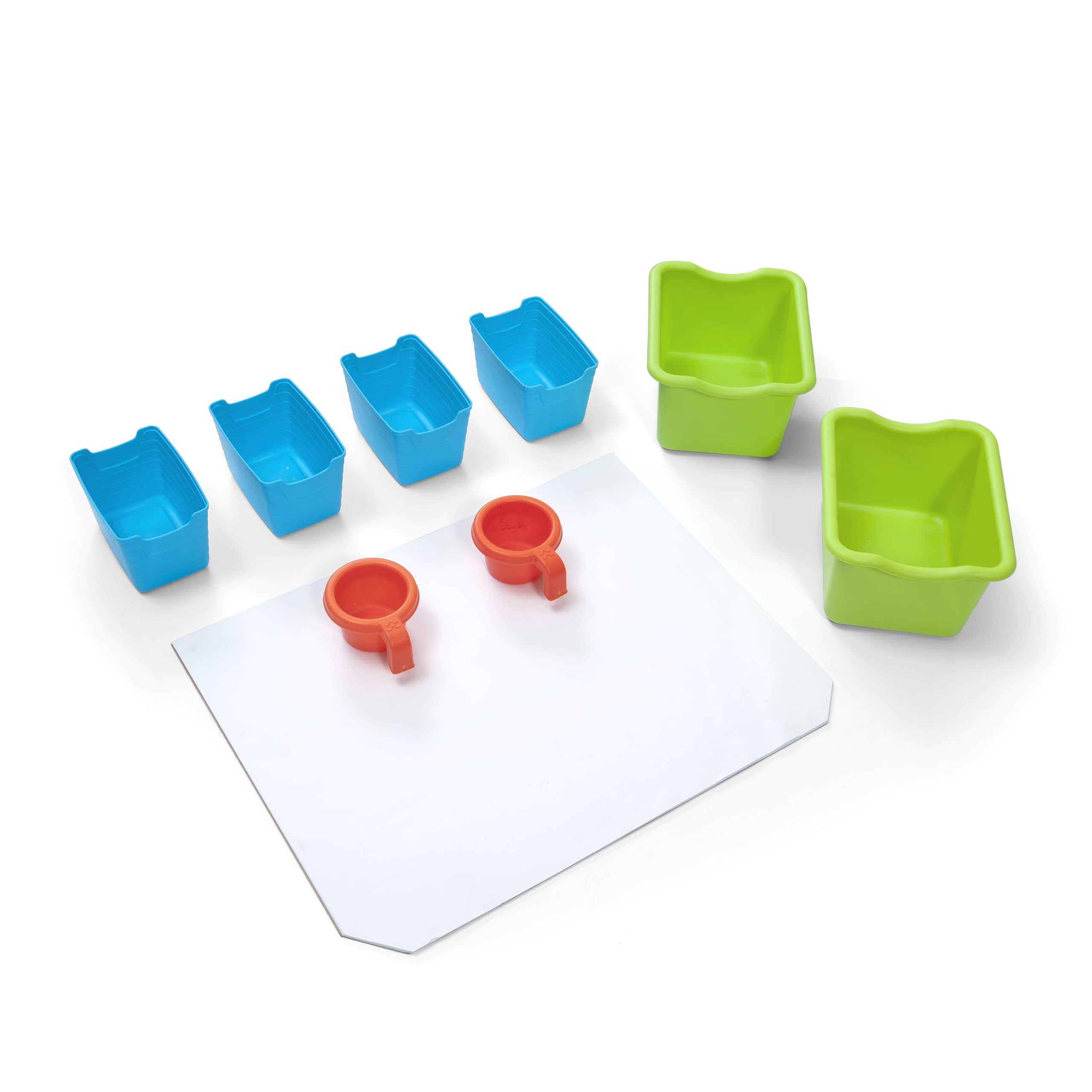 Step2 Jumbo Art Easel, Kids Activity Table, Double-Sided Art Board, Made of Durable Plastic, Includes Bins for Storage, For Toddlers 3+ Years Old