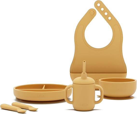 First Bites Silicone Baby Feeding Set - Baby Led Weaning Supplies