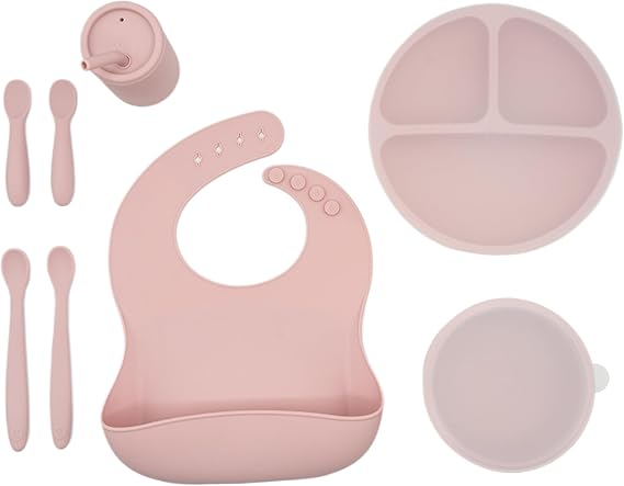 Led Weaning Bundle, Silicone Suction Bowl, Spoons