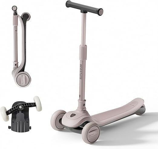 3 Wheel Scooter for Kids Ages 3-18, Max 220 lbs, Front Wheel Adjustable