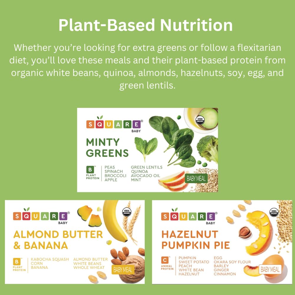Organic Baby Food Purees | Stage 1-3 Variety Pack | Fresh & Dietitian