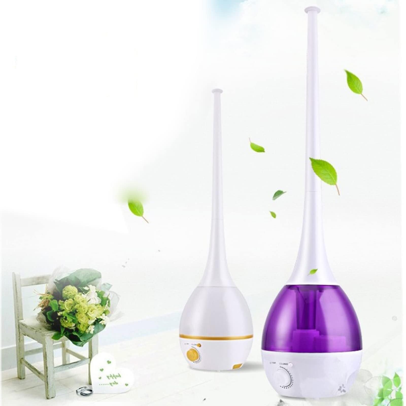 3L Floor-Standing Humidifier for Home & Office, Quiet, Colorful Night Light