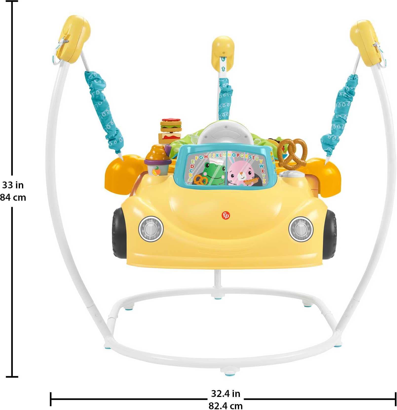 2-in-1 Food Truck Jumperoo Activity Center with Music and Lights