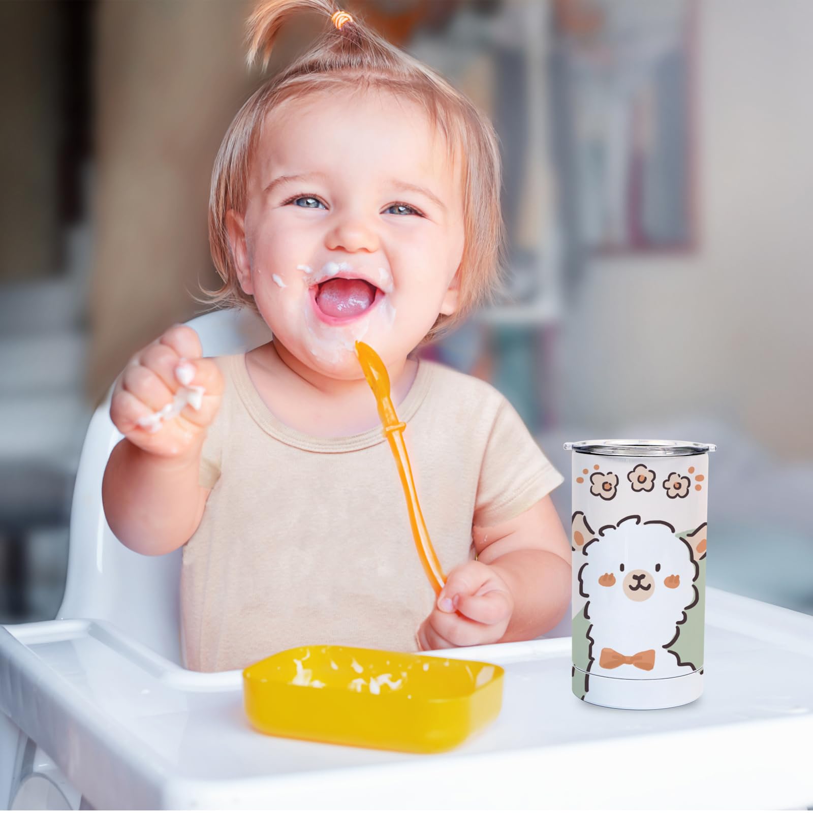 24 Pack Sublimation Blanks Sippy Cup Baby Bottle with Handles