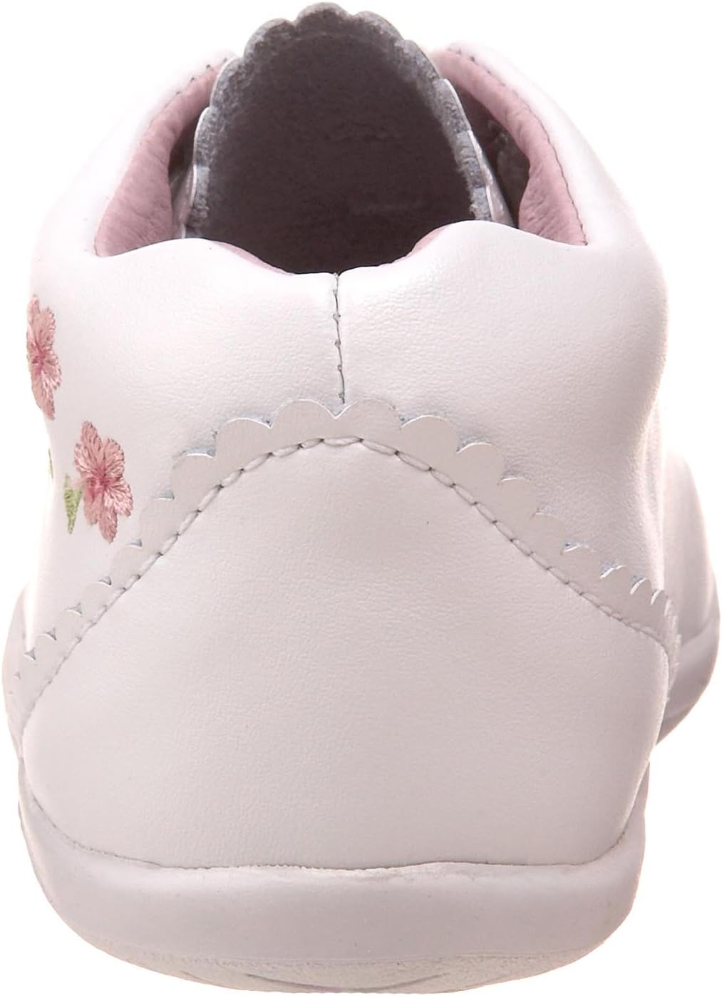 Stride Rite Baby Girls SRT Emilia First Walker Shoe, White, 3.5 Infant