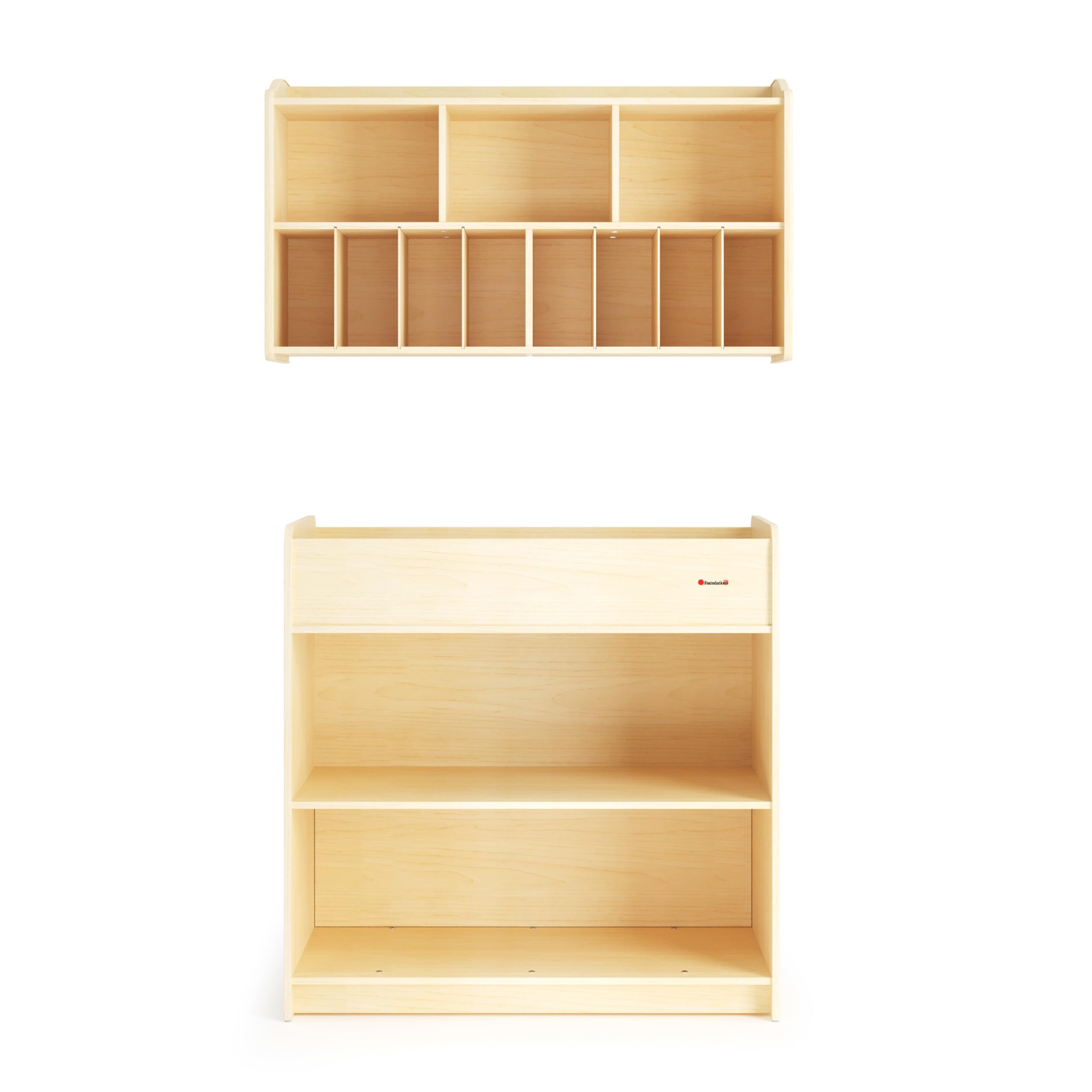 Changing Table with Wall Mounted Diaper Organizer 2-Piece Set