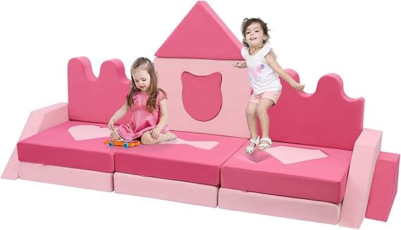 22Pcs Modular Kids Play Couch - Kids Couch for Playroom Bedroom
