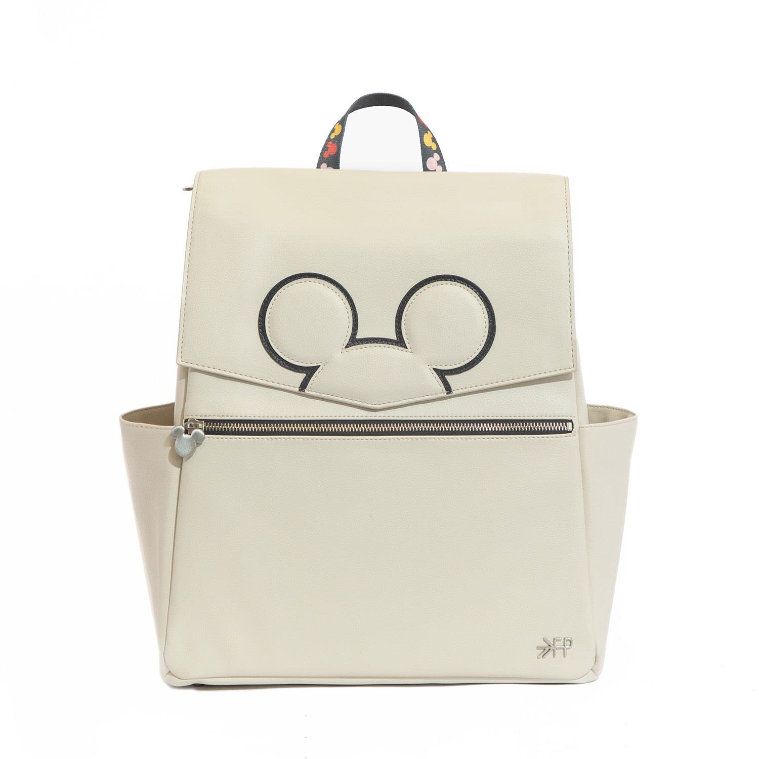 Classic Diaper Bag Backpack, Wipeable Vegan Leather With Changing Pad