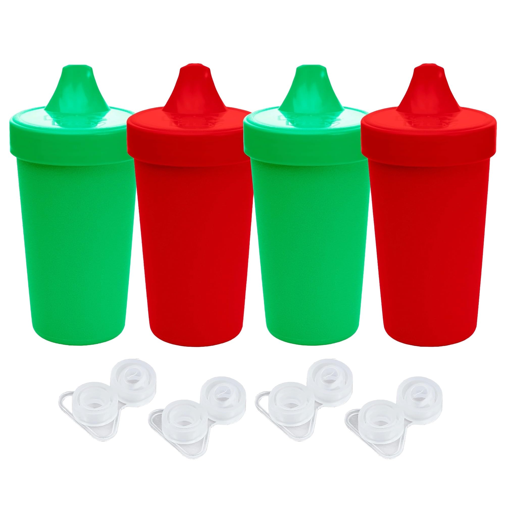 Cups for Toddlers - 10 Oz. Reusable Spill Proof Cups for Kids
