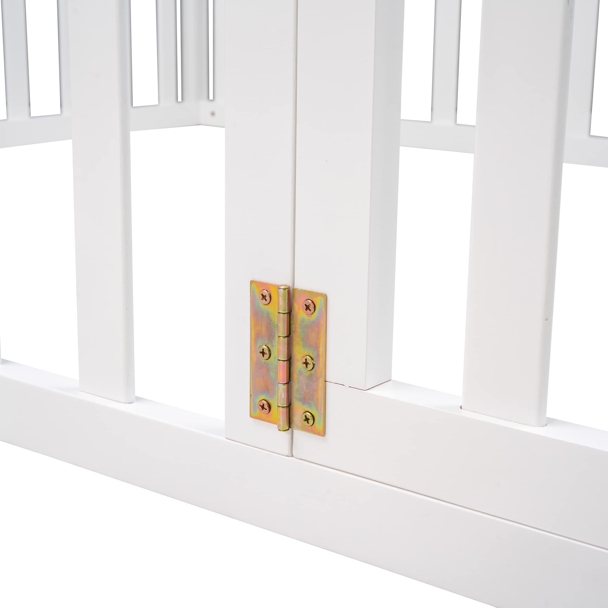 Montessori Floor Bed Full Size with Fence and Door
